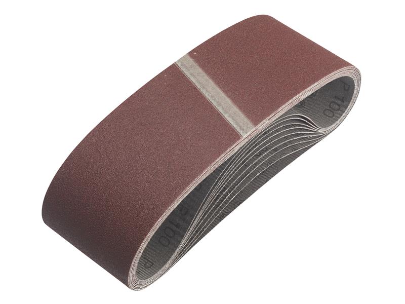75 x 533mm Sanding Belt Set, 9 Piece                                            