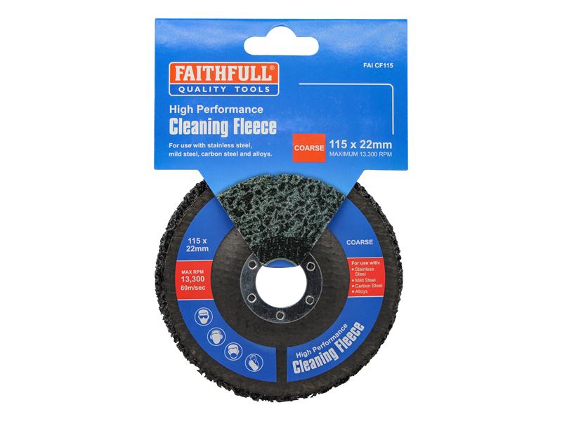 Cleaning Fleece Disc Coarse 115 x 22mm                                          