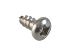 Self-Tapping Screw Pozi Compatible Pan Head SS 1/4in x 4 ForgePack 80           