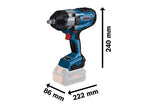 GDS 18V-1000 Pro BITURBO 1/2in Impact Wrench 18V 2 x 8.0Ah ProCORE18V Li-ion    