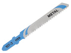 HSS Metal Cutting Jigsaw Blades Pack of 5 T118B                                 