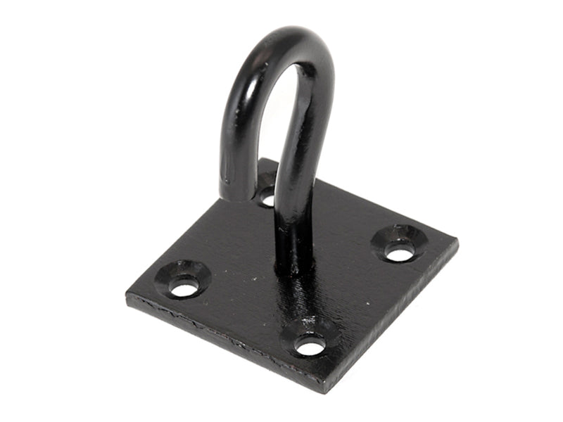 Hook On Plate - Black Japanned                                                  