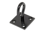 Hook On Plate - Black Japanned                                                  