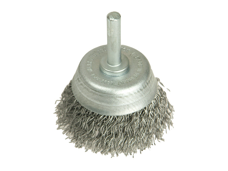 DIY Cup Brush with Shank 75mm, 0.35 Steel Wire