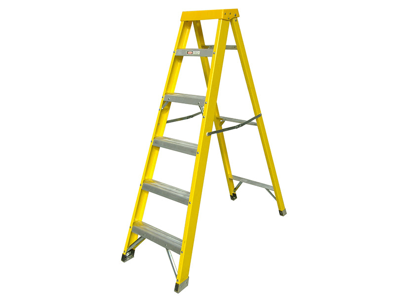 Fibreglass Swingback Steps Open, 2.71m Closed 2.98m 10 Rungs