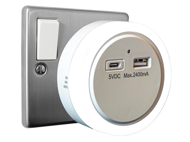 Night Light and USB Charger