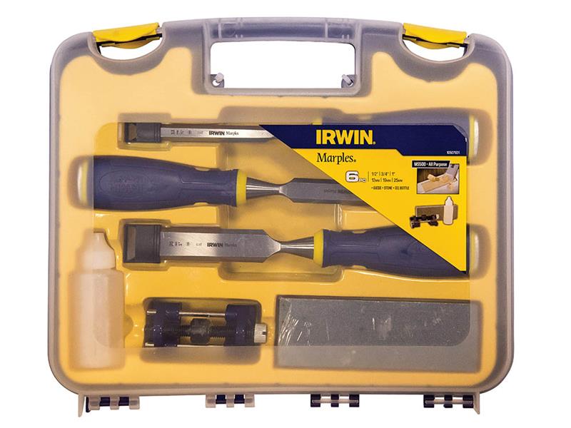 MS500 ProTouch™ All-Purpose Chisel Set, 3 Piece + Sharpening Kit