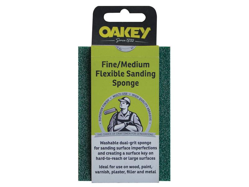 Dual-Grit Flexible Sanding Sponge Coarse/Extra Coarse