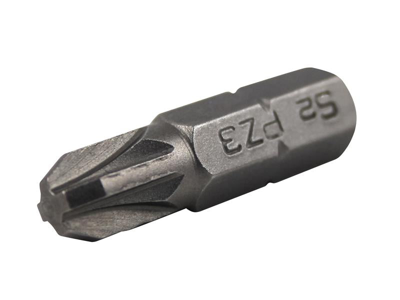 Pozi S2 Grade Steel Screwdriver Bits PZ3 x 50mm (Pack 3)