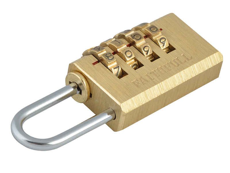 Brass Combination Padlock 20mm                                                  