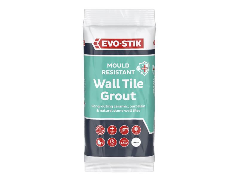 Wall Tile Grout Mould Resistant White 500g                                      