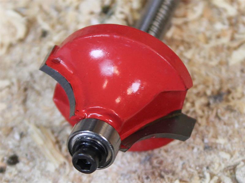 Router Bit TCT Ovolo 16.5mm 1/4in Shank                                         