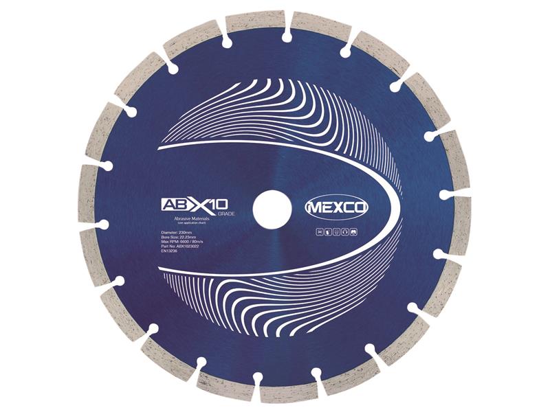 Abrasive Materials X10 Grade Diamond Blade 300 x 20mm