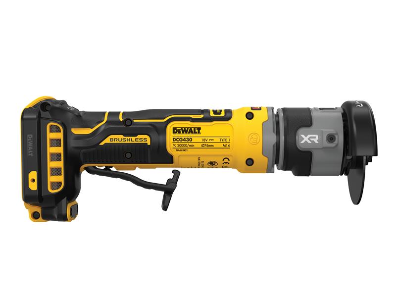 DCG430N XR Brushless 76mm Bodygrip Cut-Off Tool 18V Bare Unit