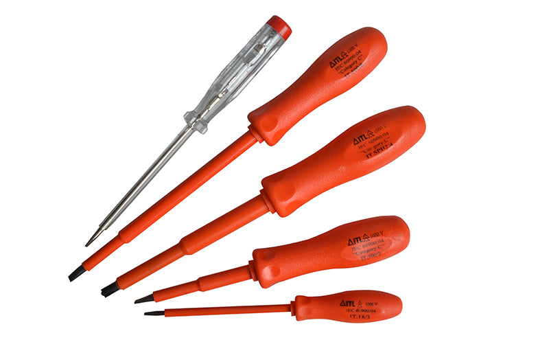 Insulated Screwdriver Set, 5 Piece                                              