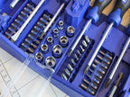 Fold Out Screwdriver & Bit Set, 63 Piece                                        