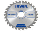 Construction Circular Saw Blade 165 x 30mm x 30T ATB                            