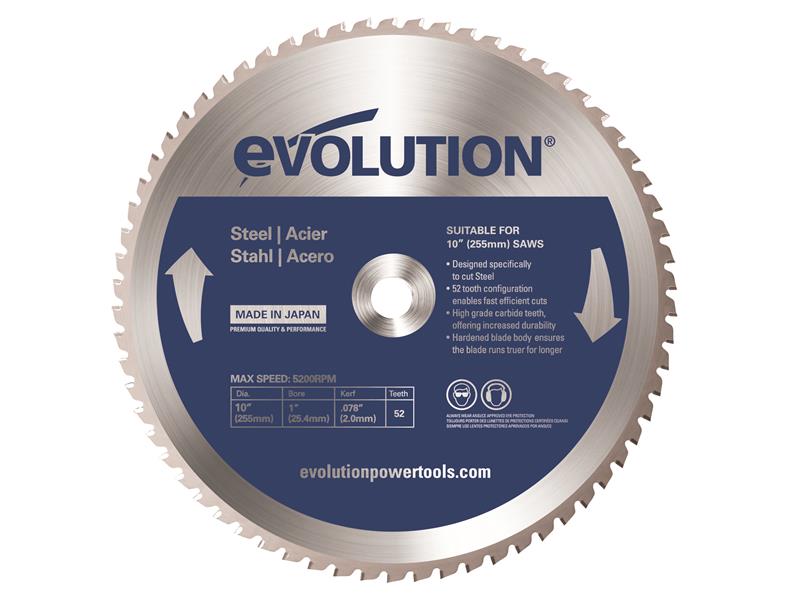 Mild Steel Cutting Mitre Saw Blade 210 x 25.4mm x 50T                           