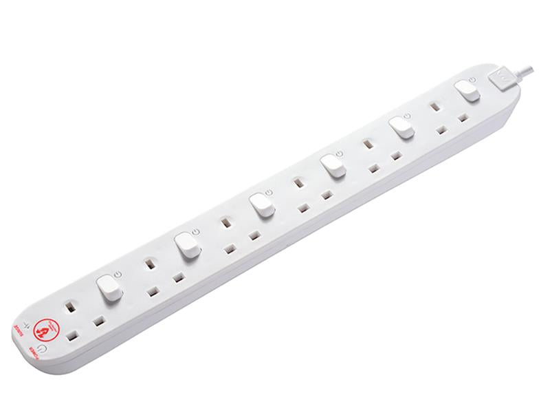 Surge Switched Extension Lead 6 Gang 13A 2m SWSRG62N-MP
