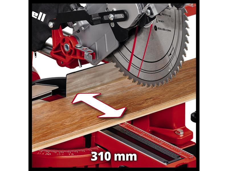TC-SM 2531/2 U Sliding Mitre Saw 254mm 1900W 240V                               