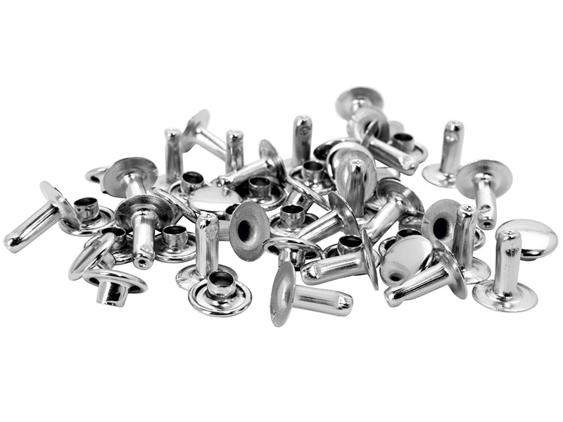Tubular Rivets 8 x 3 x 9mm Cap 3 x 8mm (Pack 25)
