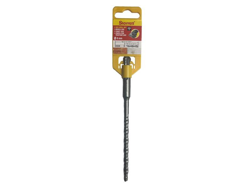 SDS Plus 2 Point Drill Bit Set, 9 Piece