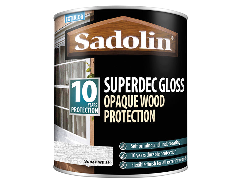 Superdec Opaque Wood Protection Black Gloss 5 litre