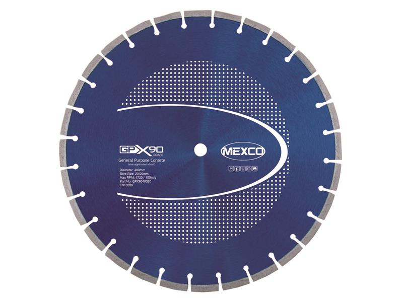 GPX90 Concrete Diamond Blade 600 x 25.4mm