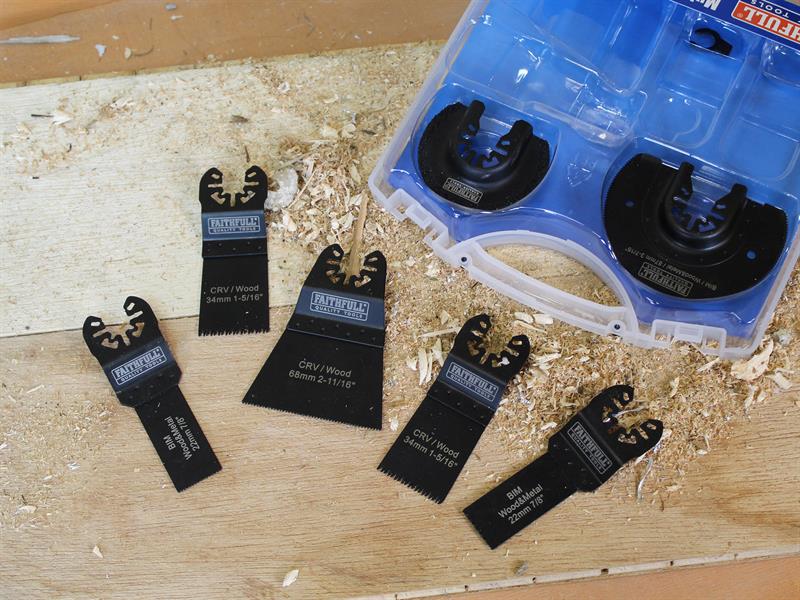Multi-Function Tool Blade Set, 7 Piece                                          