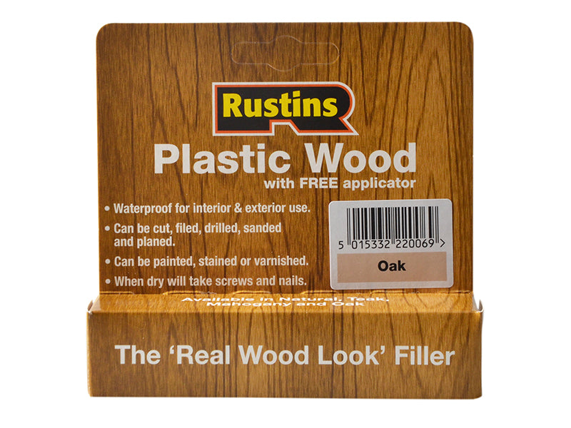 Plastic Wood Tube Teak 20g