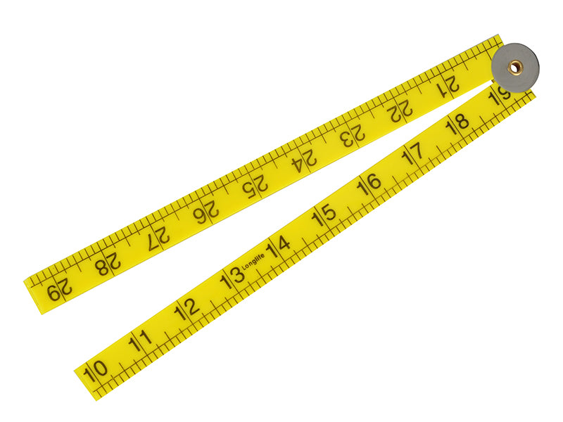 Folding Rule Yellow ABS Plastic 1m (36in)                                       
