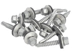 TechFast Hex Head Roofing Screw Self-Drill Light Section 5.5 x 32mm Pack 100    