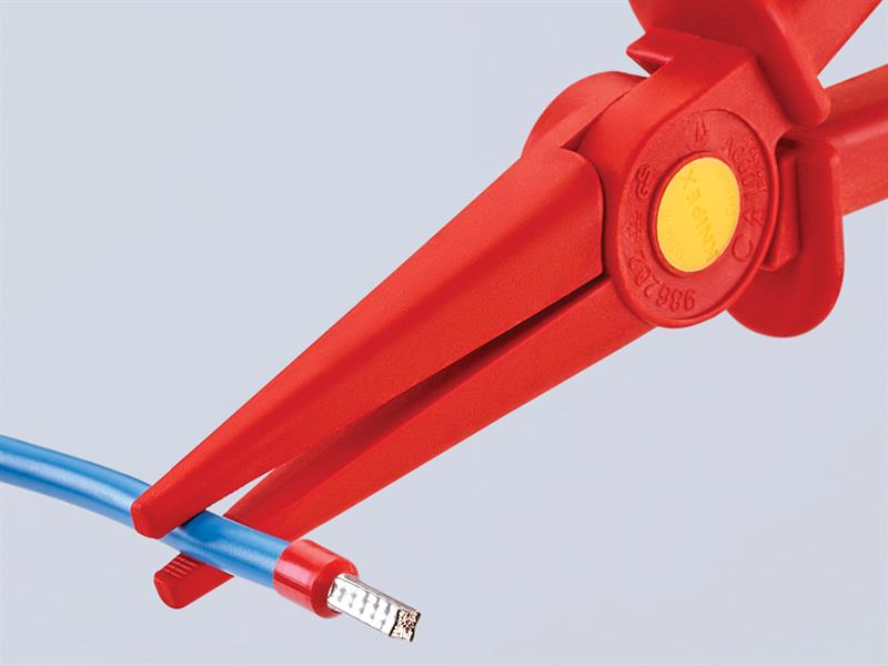 98 62 02 Long Nose Plastic Insulated Pliers 220mm                               