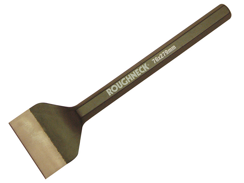 Electrician's Bolster with Hand Guard 76 x 279mm (3 x 11in) 19mm Shank