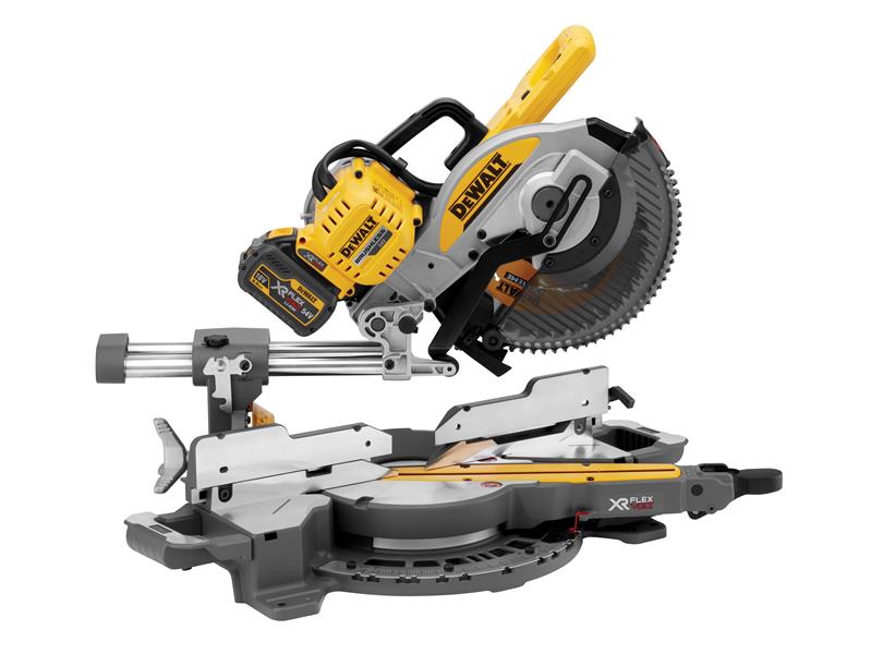 DCS727T2 XR FlexVolt Slide Mitre Saw 250mm 54V 2 x 2.0Ah Li-ion                 