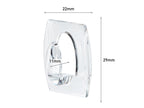 Clear Mini Hooks (Pack 6)
