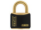 T84MB/40mm Black Rustproof Padlock Twin Pack Carded