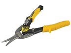 Yellow Aviation Snips & Holster Straight Cut 250mm (10in)