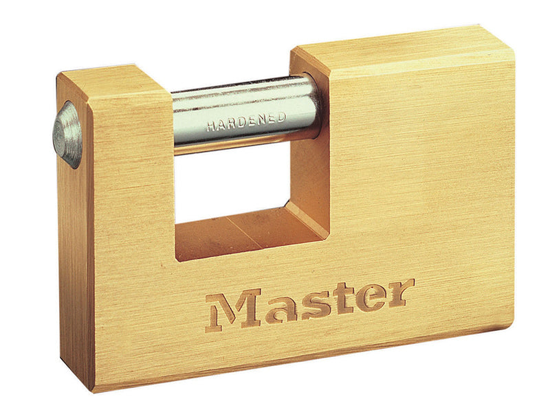 Rectangular 76mm Solid Brass Body Shutter Padlock