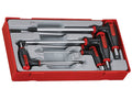 TTHEX7 Metric Hex T-Handle Driver Set, 7 Piece