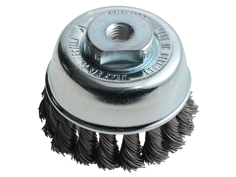 Knot Cup Brush 125mm M14x2.0, 0.50 Steel Wire*