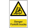 Danger Forklift Trucks - PVC Sign 200 x 300mm