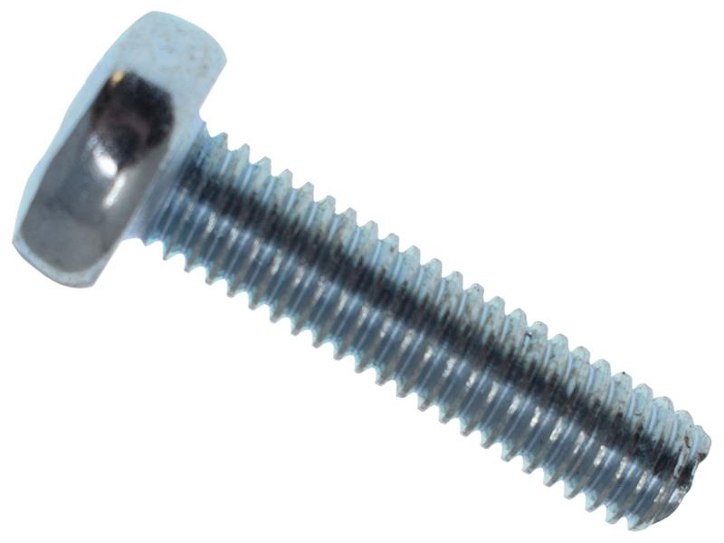 Machine Screw Pozi Compatible Pan Head ZP M6 x 50mm Box 25