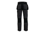 Dixon Slim Fit Trousers Grey/Black Waist 38in Leg R