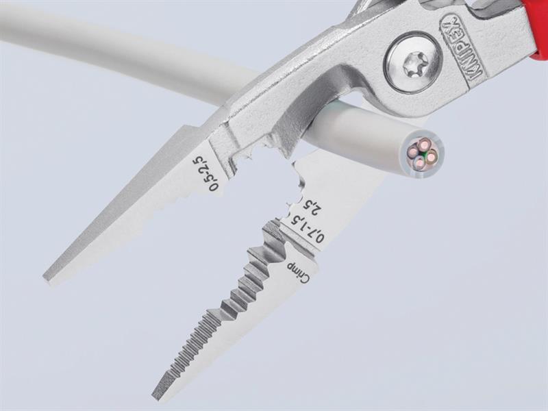 13 96 200 VDE Multifunctional Installation Pliers with Opening Spring 200mm     