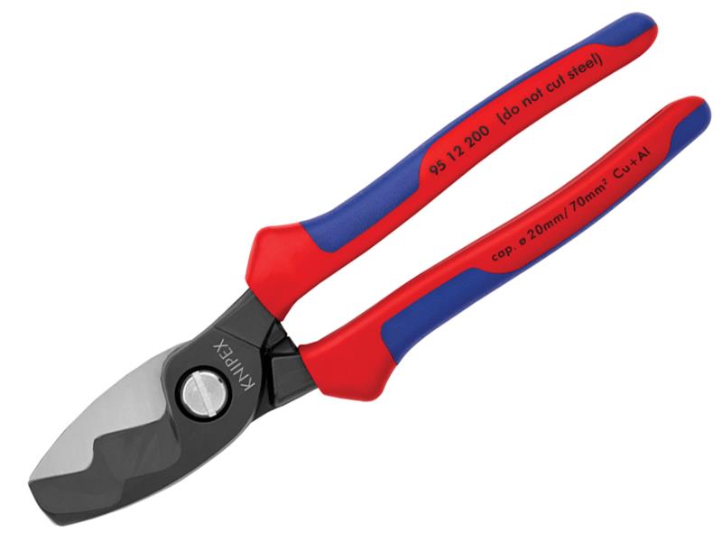 95 12 200 Cable Shears with Twin Cutting Edge Comfort Handles 200mm             