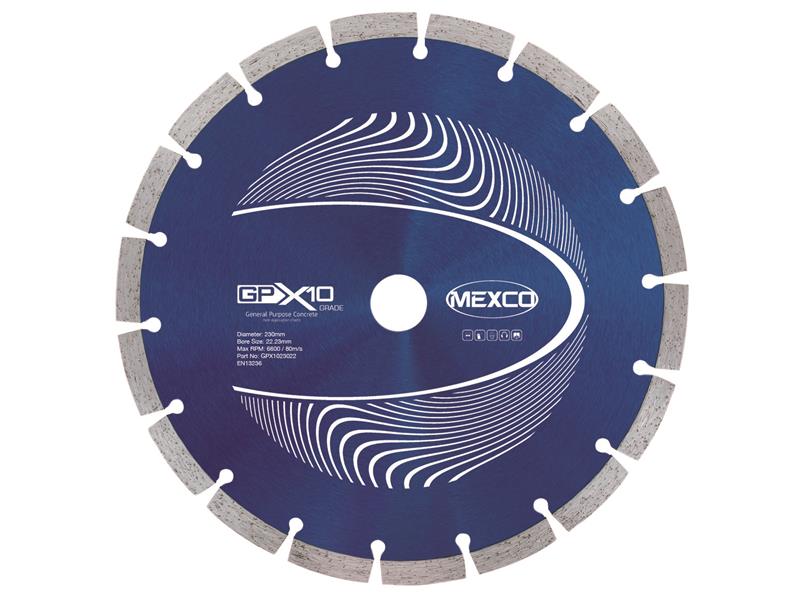 GPX10 Concrete Diamond Blade 350 x 25.4mm