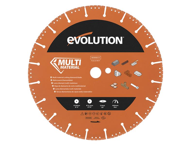 Multi-Material Diamond Demolition Disc Cutter Blade 300 x 22.2mm                