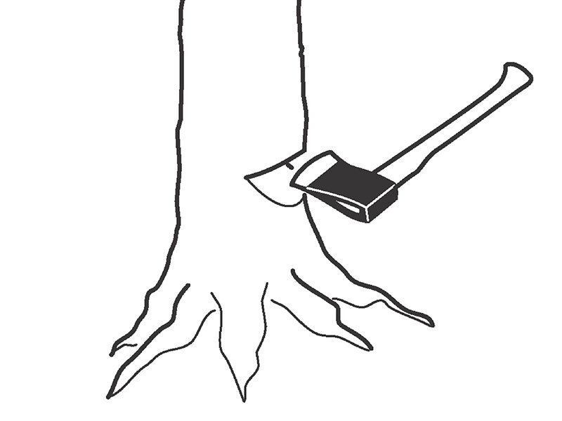 Felling Axe Fibreglass Handle FFSS 1.5-900FG 2.4kg                              