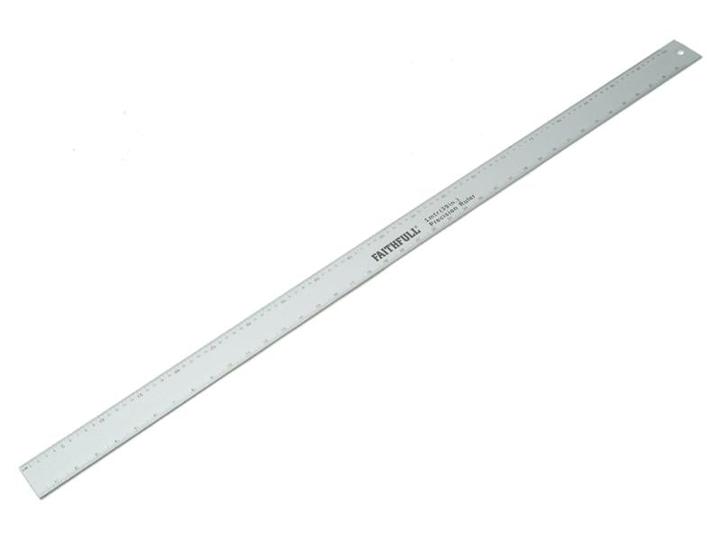 Aluminium Flat Rule 1m/39in                                                     